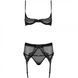 Комплект відкрита груди Obsessive LUSTELLA SET S / M сітка