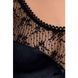 (SALE) Сорочка приталена з чашечками LOTUS CHEMISE black L/XL - Passion Exclusive, трусики, Черный