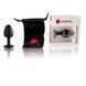 Анальная пробка Dorcel Geisha Plug Ruby L с шариком внутри, создает вибрации, макс. диаметр 4см, Черный