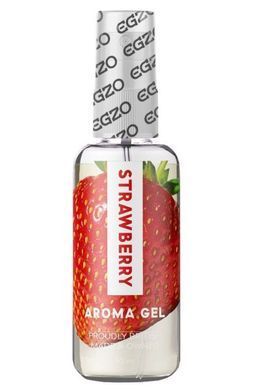 Їстівний гель-лубрикант EGZO Aroma Gel Strawberry зі смаком полуниці, 50 мл