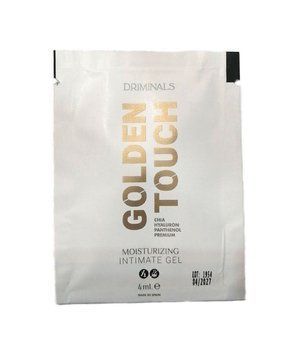 Пробник экстраразвлажняющего гель-лубриканта Driminals Golden Touch (4 мл), водное основание.