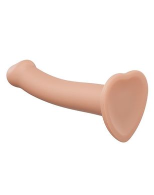 Насадка для страпона Strap-On-Me Dual Density Dildo Flesh XL, диаметр 4,5см, двухслойная, гибкая, Телесный