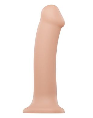 Насадка для страпона Strap-On-Me Dual Density Dildo Flesh XL, диаметр 4,5см, двухслойная, гибкая, Телесный