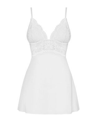 Нав'язливий 810-BAB-2 BabyDoll & Thong White L/XL