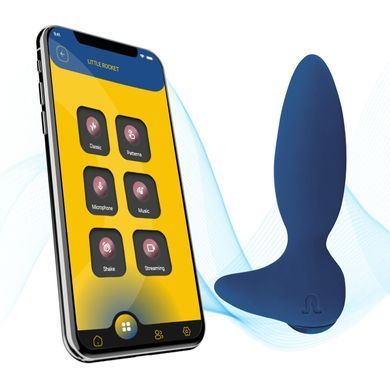 Анальная вибропробка Adrien Lastic Little Rocket 2.0+APP