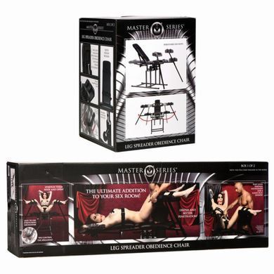 Секс-ліжко/стул трансформер Stretching Bondagestoel - Zwart