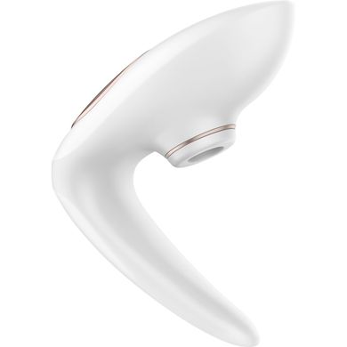 Вакуумный вибратор для пар Satisfyer Pro 4 Couples, можно использовать для секса в паре, Белый