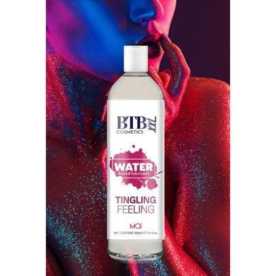 Змазка на водній основі з ефектом вібрації BTB TINGLING FEELING (250 мл)