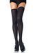 Leg Avenue Nylon Thigh Highs + PLUS SI Black