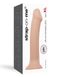 Насадка для страпона Strap-On-Me Dual Density Dildo Flesh XL, диаметр 4,5см, двухслойная, гибкая, Телесный