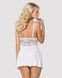 Нав'язливий 810-BAB-2 BabyDoll & Thong White L/XL