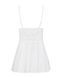 Нав'язливий 810-BAB-2 BabyDoll & Thong White L/XL