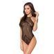 Боди под шею, халтер VELIA BODY black XXL/XXXL - Passion Exclusive, Чорний