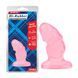 Рифлена анальна пробка Chisa Hi-Rubber Raging Mini Plug, рожева
