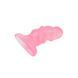 Рифлена анальна пробка Chisa Hi-Rubber Raging Mini Plug, рожева