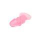 Рифлена анальна пробка Chisa Hi-Rubber Raging Mini Plug, рожева