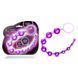 Анальний ланцюжок Blush B Yours Basic Beads фіолетовий, 32.3 х 2.3 см