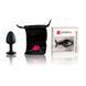 Анальная пробка Dorcel Geisha Plug Diamond XL с шариком внутри, создает вибрации, макс диаметр 4,5см, Черный