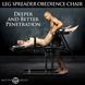 Секс-ліжко/стул трансформер Stretching Bondagestoel - Zwart