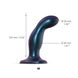 Дилдо Strap-On-Me DILDO PLUG SNAKY METALLIC BLUE - M