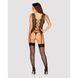 Комплект Obsessive Meshlove корсет та стрінги L/XL