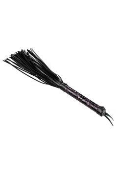 Флогер з фіолетовим тисненням Dream toys BLAZE Luxury Fetish та петлею