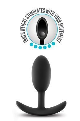 Анальная&nbsp;пробка&nbsp;Blush ANAL&nbsp;ADVENTURES&nbsp;VIBRA&nbsp;SLIM&nbsp;PLUG&nbsp;MEDIUM