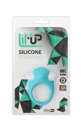 Ерекційне віброкільце LIT-UP SILICONE STIMU RING 6 BLUE