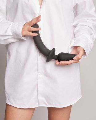 Анальна пробка з дилдо Strap-On-Me SWITCH PLUG-IN SEMI-REALISTIC DILDO BLACK - S
