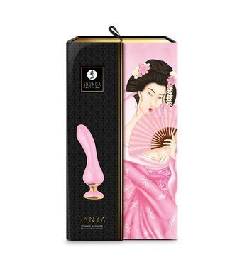 Вибратор для точки G Shunga Sanya Light Pink, гибкий ствол, Розовый