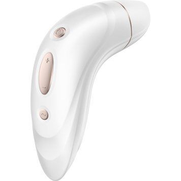 Вакуумный клиторальный стимулятор Satisfyer Pro 1+ Vibration с вибрацией, Білий