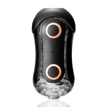 Мастурбатор Tenga Flip Orb Strong &mdash; Orange Crash, с изменяемым сжатием, со стимулирующими шариками