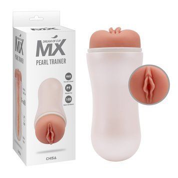 Мастурбатор-Вагина&nbsp;киберкожа&nbsp;в&nbsp;колбе&nbsp;Chisa Pearl&nbsp;Trainer