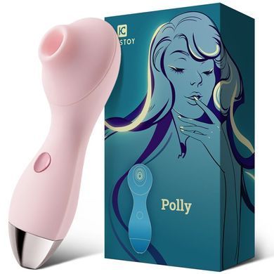 Вакуумный стимулятор KisToy Polly Pink, Розовый