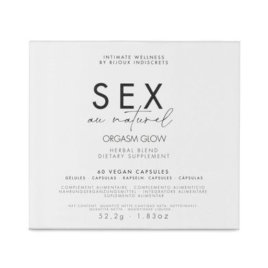 Капсулы для повышения либидо у женщин Orgasm Glow Sex au Naturel от Bijoux Indiscrets