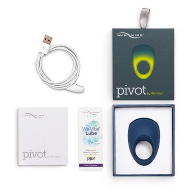 Эрекционное смарт-виброкольцо We-Vibe Pivot, Синий