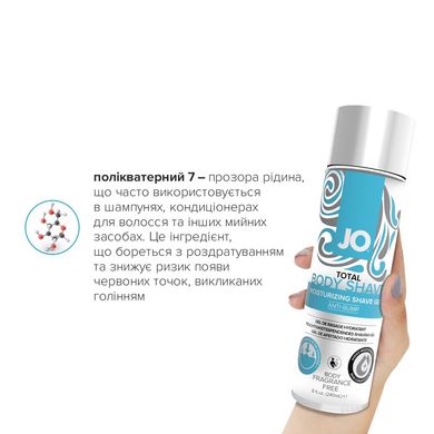 Гель для бритья System JO TOTAL BODY - Anti-bump Intimate Shaving Gel (240 мл) увлажняющий