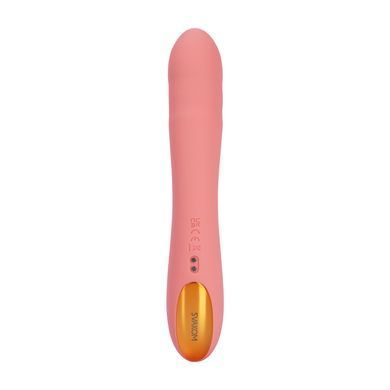 Смарт-вибратор с пульсацией Svakom Ava Neo Peach Pink, 15 режимов работы, водонепроницаемый