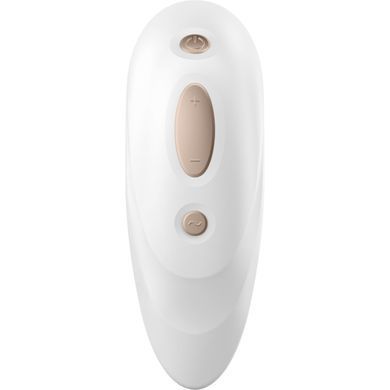 Вакуумный клиторальный стимулятор Satisfyer Pro 1+ Vibration с вибрацией, Білий