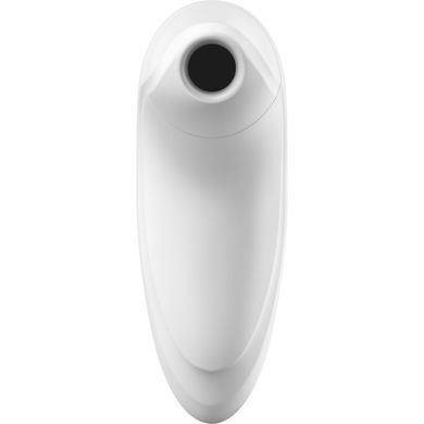 Вакуумный клиторальный стимулятор Satisfyer Pro 1+ Vibration с вибрацией, Білий