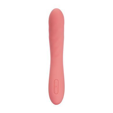 Смарт-вибратор с пульсацией Svakom Ava Neo Peach Pink, 15 режимов работы, водонепроницаемый