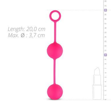 Вагинальные шарики со смещенным центром тяжести Love Balls With Counterweight - Pink
