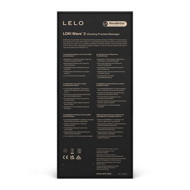 Вібратор LELO Loki Wave 2 Black