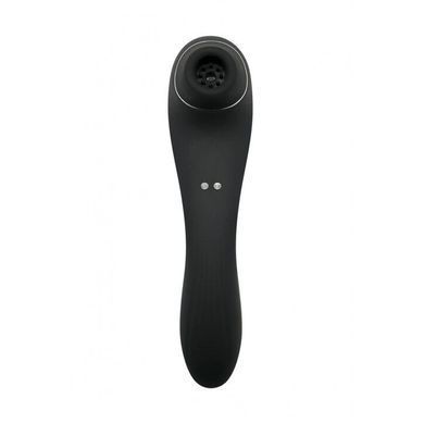 Вакуумний стимулятор з вібрацією Wooomy Smoooch Black Clitoral Suction & Vibration, Черный
