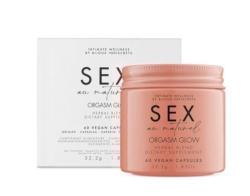 Капсулы для повышения либидо у женщин Orgasm Glow Sex au Naturel от Bijoux Indiscrets