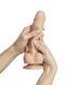Реалістичний фалоімітатор Strap-On-Me Sliding Skin Realistic Dildo Vanille - XL, ефект рухливої шкір