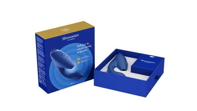 Вакуумний кліторальний стимулятор Womanizer Duo 2 - Blueberry