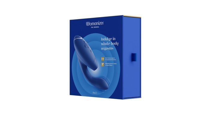 Вакуумний кліторальний стимулятор Womanizer Duo 2 - Blueberry