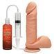 Фалоімітатор, що кінчає, Doc Johnson The D ULTRASKYN Perfect D Squirting &ndash; 7 Inch, діаметр 4,3 см