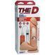 Фалоімітатор, що кінчає, Doc Johnson The D ULTRASKYN Perfect D Squirting &ndash; 7 Inch, діаметр 4,3 см